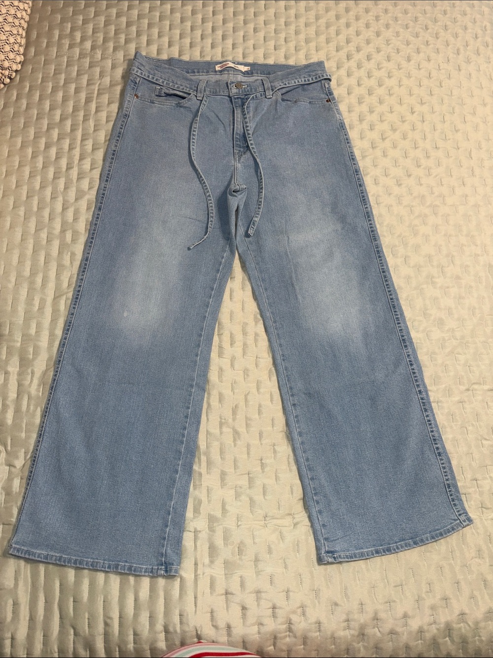 Vintage Levi's Light Blue Wide Leg Jeans